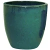 Chiswick Egg Garden Planter In Dark Green - 27cm -Green Haven Shop 12813287 2014831603630767
