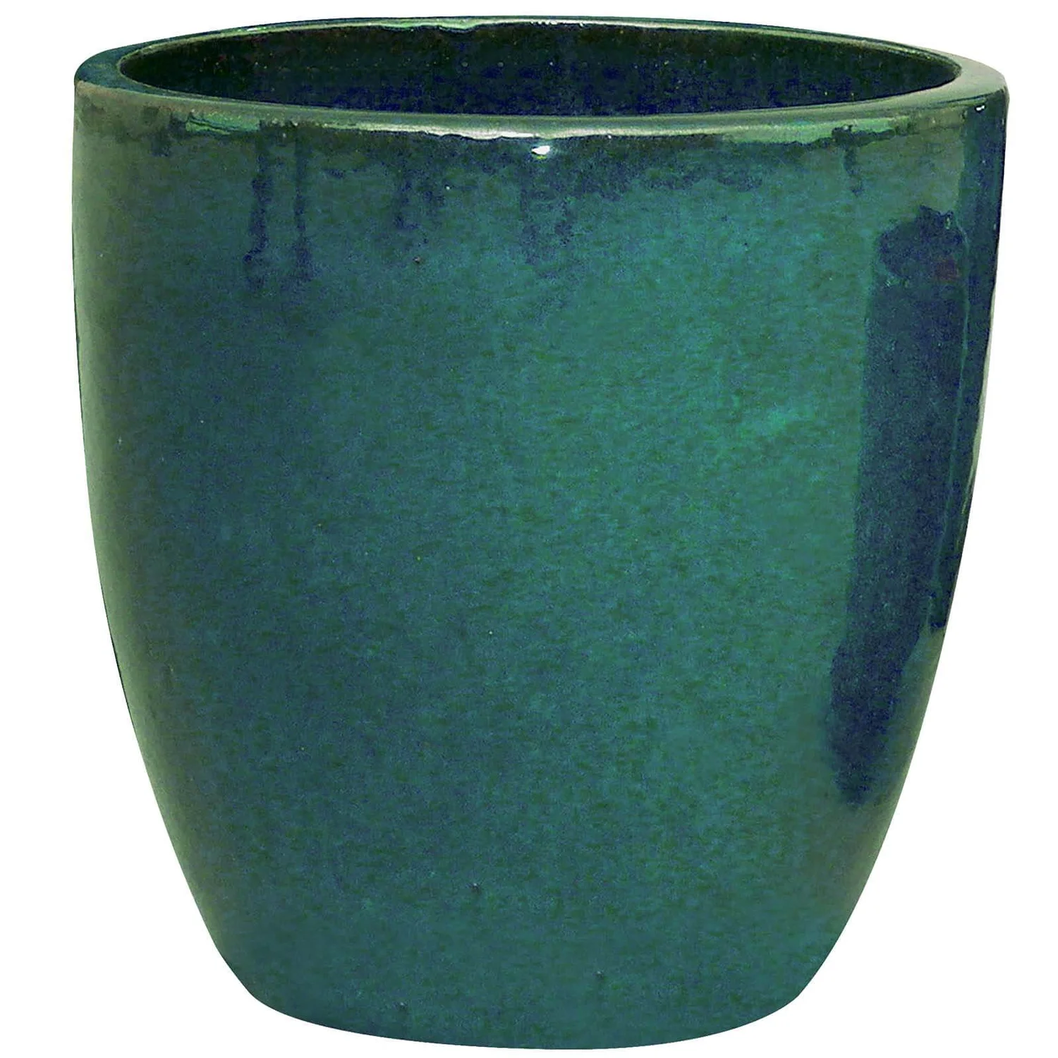 Chiswick Egg Planter - Dark Green 3 Chiswick Egg Planter - Dark Green