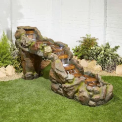 Stylish Fountains Bustling Waters Including LED Lights -Green Haven Shop 12814089 1794957312372359