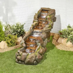 Stylish Fountains Bustling Waters Including LED Lights -Green Haven Shop 12814089 4434957312326480