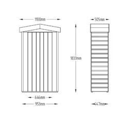 Forest Garden Wooden Tall Shiplap Apex Garden Store -Green Haven Shop 12814365 7734832985423567