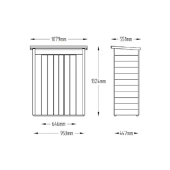 Forest (Installation Included) Wooden Pentagonal Garden Store -Green Haven Shop 12815192 1924833198820263