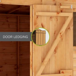 Mercia 6 X 4ft Overlap Pent Bike Shed -Green Haven Shop 12820074 4434989186435447