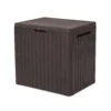 Keter City Outdoor Garden Storage Box 113L - Brown 1 Keter City Outdoor Garden Storage Box 113L - Brown -Green Haven Shop 12822290 1324900073724420