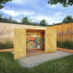 Mercia 6 X 4ft Overlap Pent Bike Shed - Incl. Installation -Green Haven Shop 12825547 1844989186640524