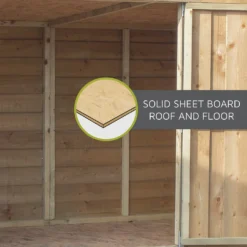 Mercia 6 X 4ft Overlap Pent Bike Shed - Incl. Installation -Green Haven Shop 12825547 8714989186821652