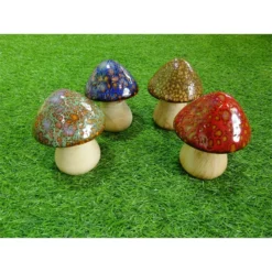 Ceramic Mushroom Garden Ornament - Small -Green Haven Shop 12826543 1214832955620853