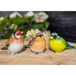 None Resin Blue Tit, Chaffinch & Robin Birds -Green Haven Shop 12832873 1025025282301419