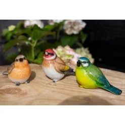 None Resin Blue Tit, Chaffinch & Robin Birds -Green Haven Shop 12832873 7575025282540384