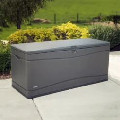Lifetime Heavy Duty 492L Outdoor Deck Box - Carbonized Gray -Green Haven Shop 12836578 1044833207596280
