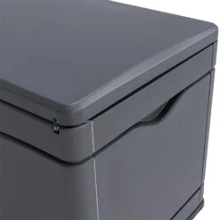 Lifetime Heavy Duty 492L Outdoor Deck Box - Carbonized Gray -Green Haven Shop 12836578 5334833207810270
