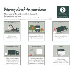 Stylish Fountains Fossil Water Feature Incl LEDS -Green Haven Shop 12836974 1274833171552963