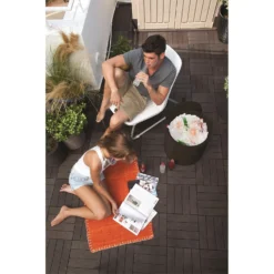 Keter Cool Stool Outdoor Ice Cooler Table 39L - Graphite -Green Haven Shop 12884590 1214843404720105