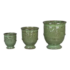 Regent Glazed Urn Planter - 28cm -Green Haven Shop 12885372 1324843486574439