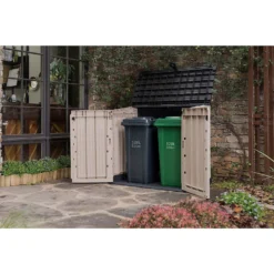 Keter Store It Out Midi Outdoor Garden Storage Shed 880L - Beige/Brown -Green Haven Shop 12885761 1654898752549113