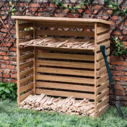 Wooden Log Store -Green Haven Shop 12885936 1605013038793324