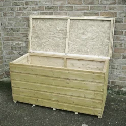 Shire Tongue & Groove Wooden Storage Box - 4x2ft -Green Haven Shop 12887189 8334851576604755