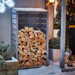 Shire Tall Wall Log Store - 3x1.5ft -Green Haven Shop 12887202 1504910901538437