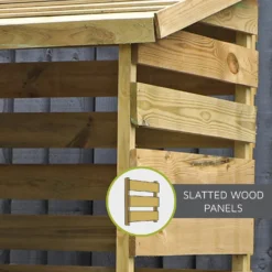 Mercia (Installation Included) Double Log Store -Green Haven Shop 12888117 8195011214847864