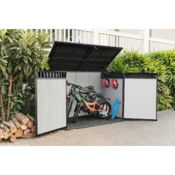 Keter Premier Jumbo Outdoor Garden Storage Shed 2020L - Grey -Green Haven Shop 12890915 5944855738417674