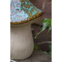 Ceramic Mushroom Garden Ornament - Medium -Green Haven Shop 12890925 6024843660824066