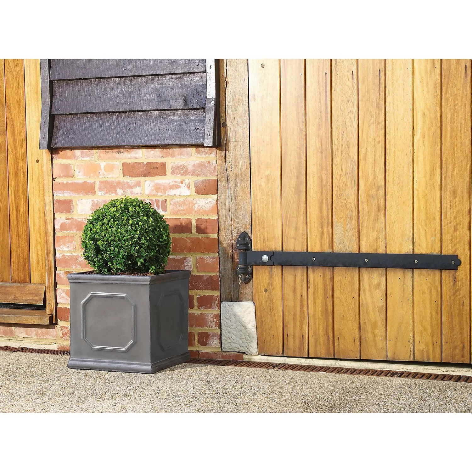 Mayfair Lead Cube Planter - 38cm 4 Mayfair Lead Cube Planter - 38cm - Image 2