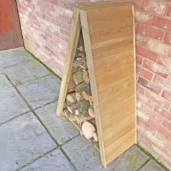 Shire Small Triangular Log Store Tongue And Groove -Green Haven Shop 13082825 1854862456418942