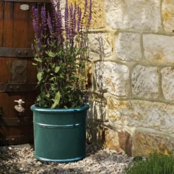 Malay Cylinder Green Plant Pot - 37cm 5 Malay Cylinder Green Plant Pot - 37cm -Green Haven Shop 13176807 1304933182443007