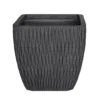 House Beautiful Roma Weave Charcoal Square Pot - 31cm -Green Haven Shop 13176823 7174933182698076