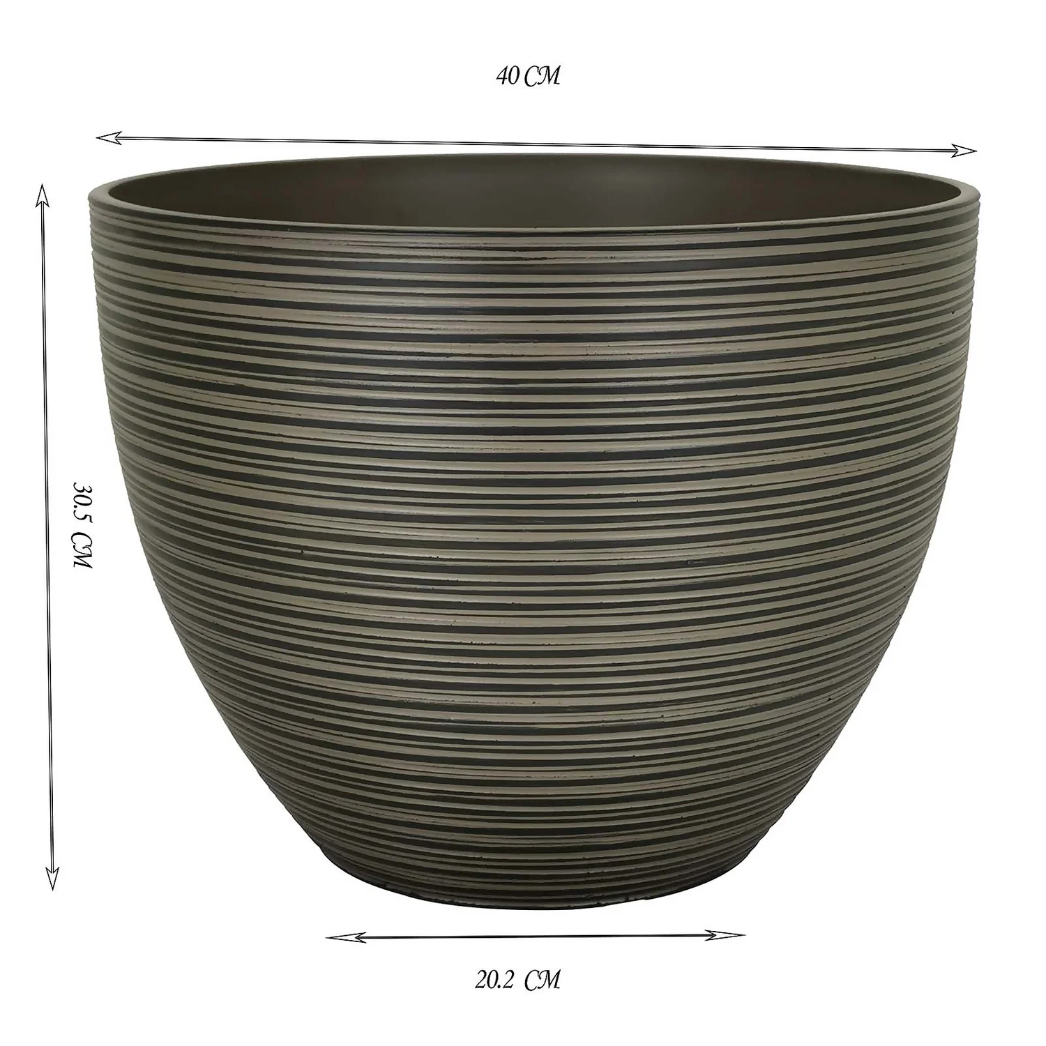 Bronze Wire Cut Egg Pot - 40cm 4 Bronze Wire Cut Egg Pot - 40cm - Image 2