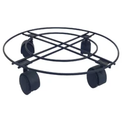 Black Plant Pot Caddy - 35cm -Green Haven Shop 13193961 8294902150172089