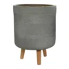 Liam Round Planter On 3 Legs - Large -Green Haven Shop 13222479 1034929321007440
