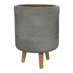 Liam Round Planter On 3 Legs - Large