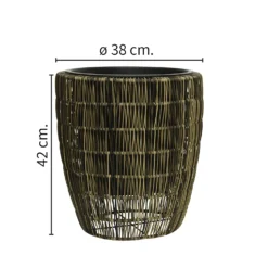 Kate Round Rattan Planter - Large 9 Kate Round Rattan Planter - Large -Green Haven Shop 13222500 2344934511076869