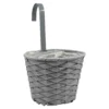 Faux Rattan Hanging Pot - Slate -Green Haven Shop 13280788 5634932955349925