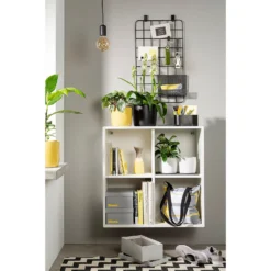 Perla White Plant Pot - 13cm -Green Haven Shop 13432916 2054914557545512