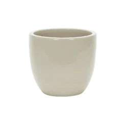 Glazed Cream Heritage Egg Pot - 21cm