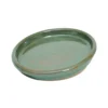 Glazed Chiswick Green Pot Saucer - 22cm -Green Haven Shop 13441325 1064933184477919