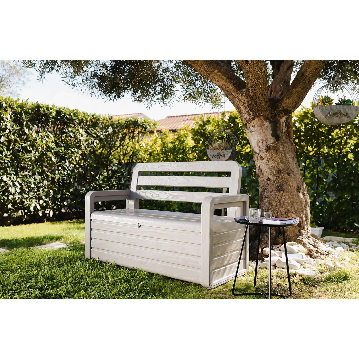 Toomax Forever Spring Bench - Warm Grey 3 Toomax Forever Spring Bench - Warm Grey