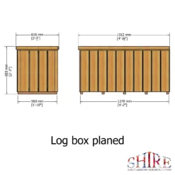 Shire Planed Timber Garden Storage Box 4x2 -Green Haven Shop 13505352 2094932698544684