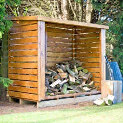 Shire Heavy Duty Log Storage 6x3ft -Green Haven Shop 13508667 2064931996765016