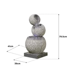 Stylish Fountain Illusion Falls Water Feature With LEDs -Green Haven Shop 13846045 1394978881020436