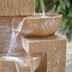 Stylish Fountain Sparkling Bowls Water Feature With LEDs -Green Haven Shop 13846048 1034971880455348
