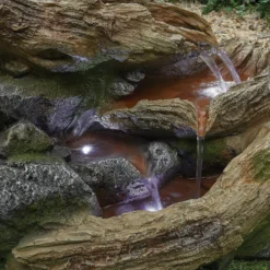 Stylish Fountain Bubbling Brook Water Feature With LEDs -Green Haven Shop 13846059 1034962028294095