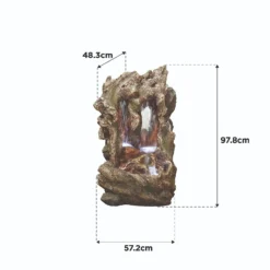 Stylish Fountain Colorado Falls Water Feature With LEDs -Green Haven Shop 13846061 1254978880621934