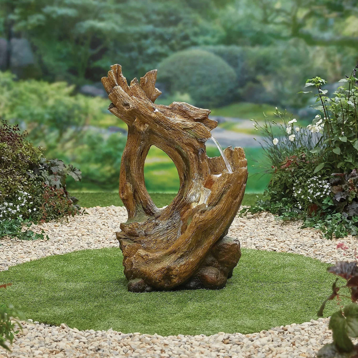 Stylish Fountain Knotted Willow Falls Water Feature With LEDs 4 Stylish Fountain Knotted Willow Falls Water Feature With LEDs - Image 2