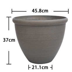 Ashford Planter Grey 45cm -Green Haven Shop 13928637 5185001956240571