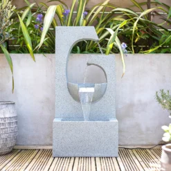 Stylish Fountain Ango Falls Garden Water Feature With LEDs -Green Haven Shop 13947169 2065005844485926
