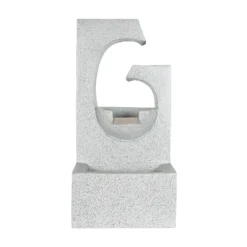 Stylish Fountain Ango Falls Garden Water Feature With LEDs -Green Haven Shop 13947169 8335005844564823