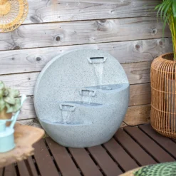 Stylish Fountain Kyoto Falls Garden Water Feature With LEDs -Green Haven Shop 13947170 2105005844858475